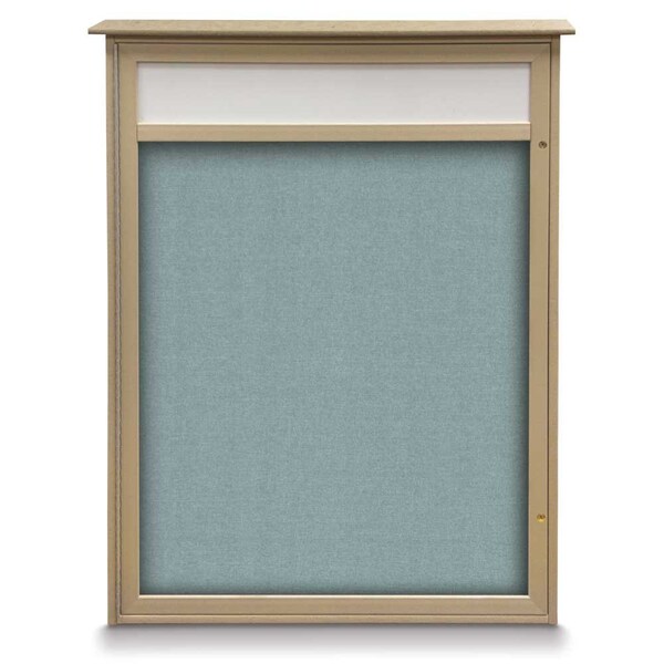 Triple Door Enclosed Indoor Letterboard